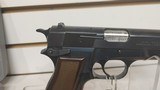 Used Browning Hi-Power 9mm 4 3/4" bbl fixed siteblue with browning grips 2 mags original box good condition - 18 of 24