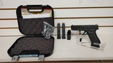 Used glock 45 9mm 4" bbl3 mags grip adjusters load assist tool hard plastic glock case owned unfired very good condition - 1 of 22