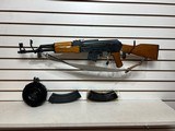 Used Chinese MAK-90 7.62x39 canvas strap 1 10 rnd 2 30 round 1 50 rnd drum included good condition not Delaware legal - 1 of 21