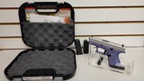 new Glock 42 Orchid Satin Aluminum 380 ACP ACG-57055 2 mags load assist tool hard plastic case new in box - 1 of 19