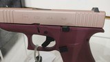 new Glock 43X G43X Special Edition Black Cherry Rose Gold Sub-Compact Pistol 3.41? 10+1 9mm Striker-Fired MPN: ACG-57072 UPC: 850016570727 new in box - 9 of 24