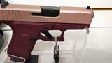 new Glock 43X G43X Special Edition Black Cherry Rose Gold Sub-Compact Pistol 3.41? 10+1 9mm Striker-Fired MPN: ACG-57072 UPC: 850016570727 new in box - 6 of 24