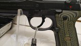 used Beretta 92G Brigadier Tactical 9mm SPEC0539Atuned trigger trigacon sights 3 mags hard plastic case owned unfired light scuff damage left front - 6 of 23