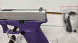 new Glock Gen 5 19 Purple Shimmering Aluminum 9mm ACG-57026 new in box - 4 of 23