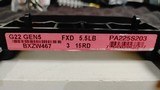 New G22 G5 40S+W 15+1 4.49 FS 3-15RD MAGSFRONT SERRATIONSnew in hard plastic case - 21 of 22