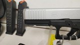 New Glock 17 Gen 5 Satin/Blk 9mm 3 mags hard plastic case brush lock manuals new in box - 7 of 25