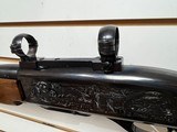 Used Remington 7400 308 22" bbl engraving elk one side rams the otherbore is clean rifling is good - 25 of 25