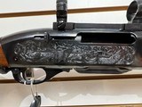 Used Remington 7400 308 22" bbl engraving elk one side rams the otherbore is clean rifling is good - 13 of 25