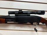 Used Remington 760 300 Savage 22" bblBushnell 25x banner scope leather strap good condition - 5 of 25