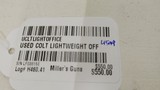 Used Colt MK IV Lightweight Officers ACP .45 3.5" bbl 1 mag light wear good condition - 22 of 22