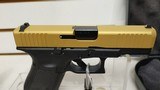 new Glock Gen 5 19 Gold Slide 9mm ACG-57031 in hard plastic case - 17 of 23