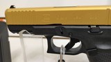 new Glock Gen 5 19 Gold Slide 9mm ACG-57031 in hard plastic case - 8 of 23