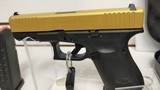 new Glock Gen 5 19 Gold Slide 9mm ACG-57031 in hard plastic case - 6 of 23