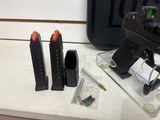 Used Glock 43X 9mm Wicked Arms Tricon optics 3 mags load assist tool hard plastic case very good condition call for more details - 6 of 10