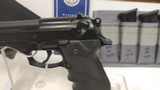 Used Beretta 92FS 9mm 5" bbldecocker 5 magazines soft pouch spare grips manuals good condition - 4 of 21