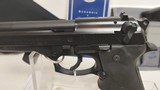 Used Beretta 92FS 9mm 5" bbldecocker 5 magazines soft pouch spare grips manuals good condition - 5 of 21