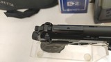 Used Beretta 92FS 9mm 5" bbldecocker 5 magazines soft pouch spare grips manuals good condition - 18 of 21