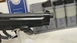 Used Beretta 92FS 9mm 5" bbldecocker 5 magazines soft pouch spare grips manuals good condition - 17 of 21