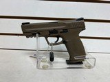 new SMITH AND WESSON M&P9 M2.0 FLAT DARK EARTH 9MM 4.25" BARREL 17-ROUNDS 1 mag no box no manuals - 1 of 11