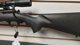 Used T-BOLT 17HMR COMP SPTR BL/SYN# STRAIGHT PULL BOLT ACTION 10+1 original boxlock manual good condition - 3 of 23