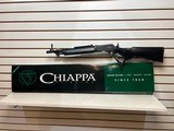 Used Chiappa 1886 Wildlands MHR OCT/RD Barrel 45/70 Govt 16.5 Black Stock, Wide Lever, Skinner Picat Sight - 1 of 25