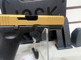 new Glock 45 Gold Slide 9mm ACG-57035 new in hard plastic case - 8 of 10