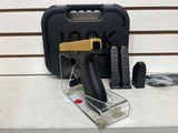 new Glock 45 Gold Slide 9mm ACG-57035 new in hard plastic case - 2 of 10