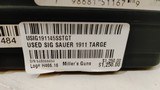 Used Sig Sauer Super Target 45 ACP 1911-45-S-STGT used in original hard plastic case - 25 of 25