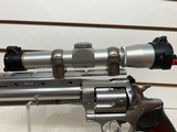 Used Ruger GP100 357 magnum 6" bbl stainless with two tone rubber grips good condition - 7 of 17