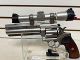 Used Ruger GP100 357 magnum 6" bbl stainless with two tone rubber grips good condition - 2 of 17