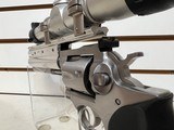 Used Ruger GP100 357 magnum 6" bbl stainless with two tone rubber grips good condition - 14 of 17