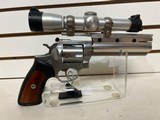 Used Ruger GP100 357 magnum 6" bbl stainless with two tone rubber grips good condition - 11 of 17