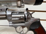 Used Ruger GP100 357 magnum 6" bbl stainless with two tone rubber grips good condition - 3 of 17