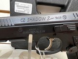 new CZ 75 AccuShadow 2 Custom Blk 9MM 2X18rd new in hard plastic case - 8 of 17