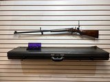Lightly Used AXTELL Sharps Model 1877 45 2 1/10 with Peepsights and case plus rod and case very good condition Reduced again - 1 of 25