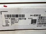 Used Ruger Security 9 9mm 4" bbl original box 5 magazines very good condition - 2 of 16