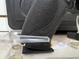 Lightly Used S&W M&P 9 4" bbl 9mm stainless blue on blue 2 magazine original hard case - 12 of 13