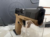 new P365 9MM BK/FDE 15+1 TACPAC 365-9-RTXR3-COY-TACPAC new in hard plastic case - 4 of 17