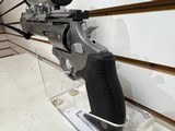 Used Taurus Tracker 357 6 1/2" bbl RD30 reddot scope black rubber grips stainless very good condition - 9 of 10