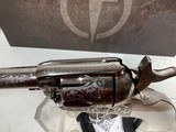 New Taylor 1873 Outlaw Legacy Nickel Engraved 5.5" .357MAG - 9 of 14