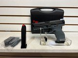 new H+K VP9-B 9MM PST 17R GY FS DE in hard plastic case new condition - 1 of 19
