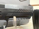 used P320 Full9MMBlk CS 320F9Bwilson combat frame 2 mags original box good condition original frame included - 7 of 17
