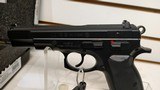 new CZU CZ75 B 9MM DA BLK 16RD new in hard plastic case - 5 of 19