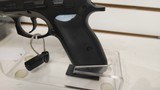new CZU CZ75 B 9MM DA BLK 16RD new in hard plastic case - 3 of 19