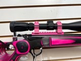 Used Thompson Center 357 Remington Maximum 20" bbl W/MGM Barrel Leupold scope good condition no box - 17 of 18