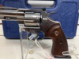 New Colt Python 3" Stainless 357 Magnum Wood Grips Model D - 8 of 13