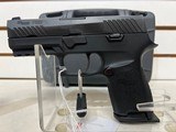 new P320 Cmpct 9MM
Blk CS 320C9B
3 3/4" bbl
2 mags
new in hard plastic case - 6 of 16