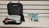 new Glock 43X Robbins Egg Shimmering Alum 9mm ACG-00865 2 mags hard plastic case new reduced - 1 of 17