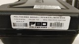 new Polymer80 Compact Black 9mm P80PFC9CMPFDE 3 mags new in hard plastic case - 18 of 19