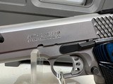 Lightly used S+W 1911PC 45AP 5SS 8R G10 ADJ in original box 2 mag less than 200 rounds fired very good condition - 4 of 17